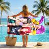 Kpop Hunter Fashion Beach Towel: Ideal for Summer Adventures Soft, Absorbent and Quick Drying Suitable for Swimming and Bathing