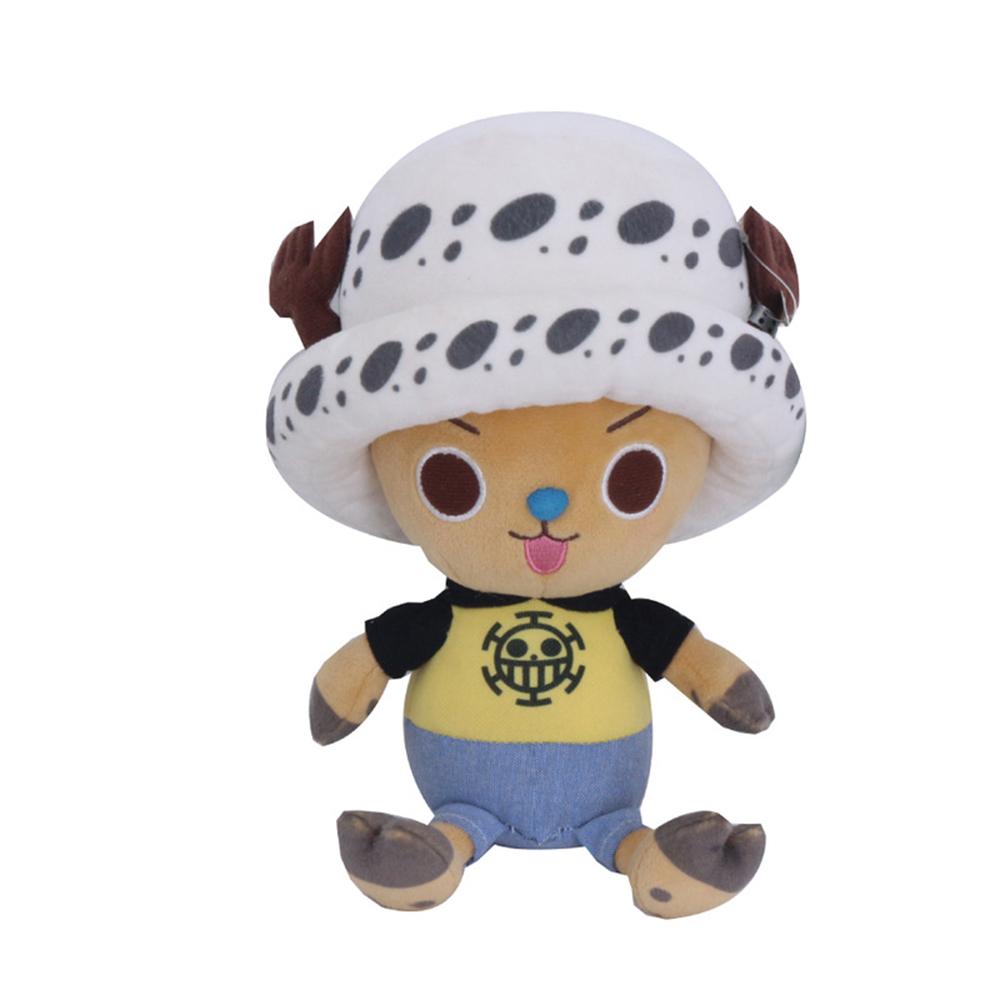 14-20cm One Piece Japan Anime Plush Toys Luffy Chopper Ace Figure Stuffed Dolls Cute Cartoon Doll Children Xmas Gifts