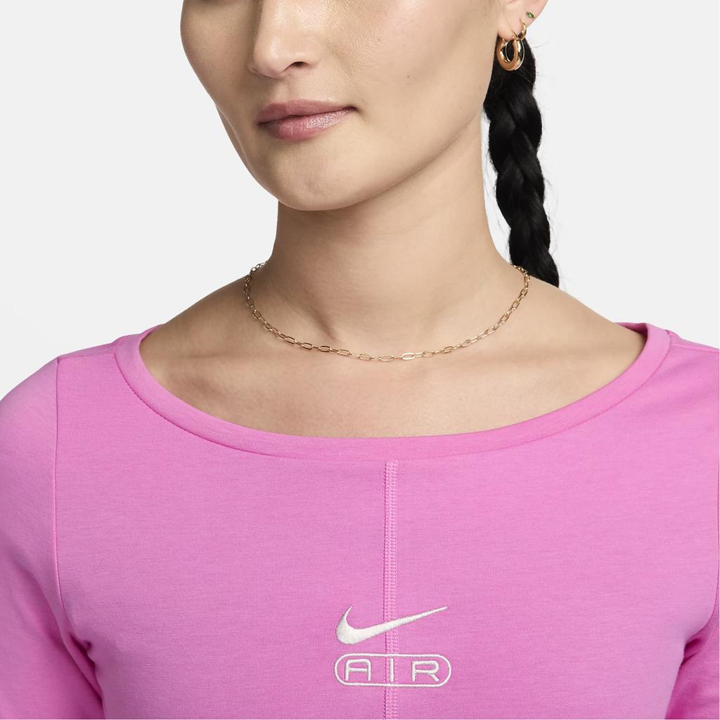 New Nike Regular T Shirt Women's Fun Pink FN1912-675