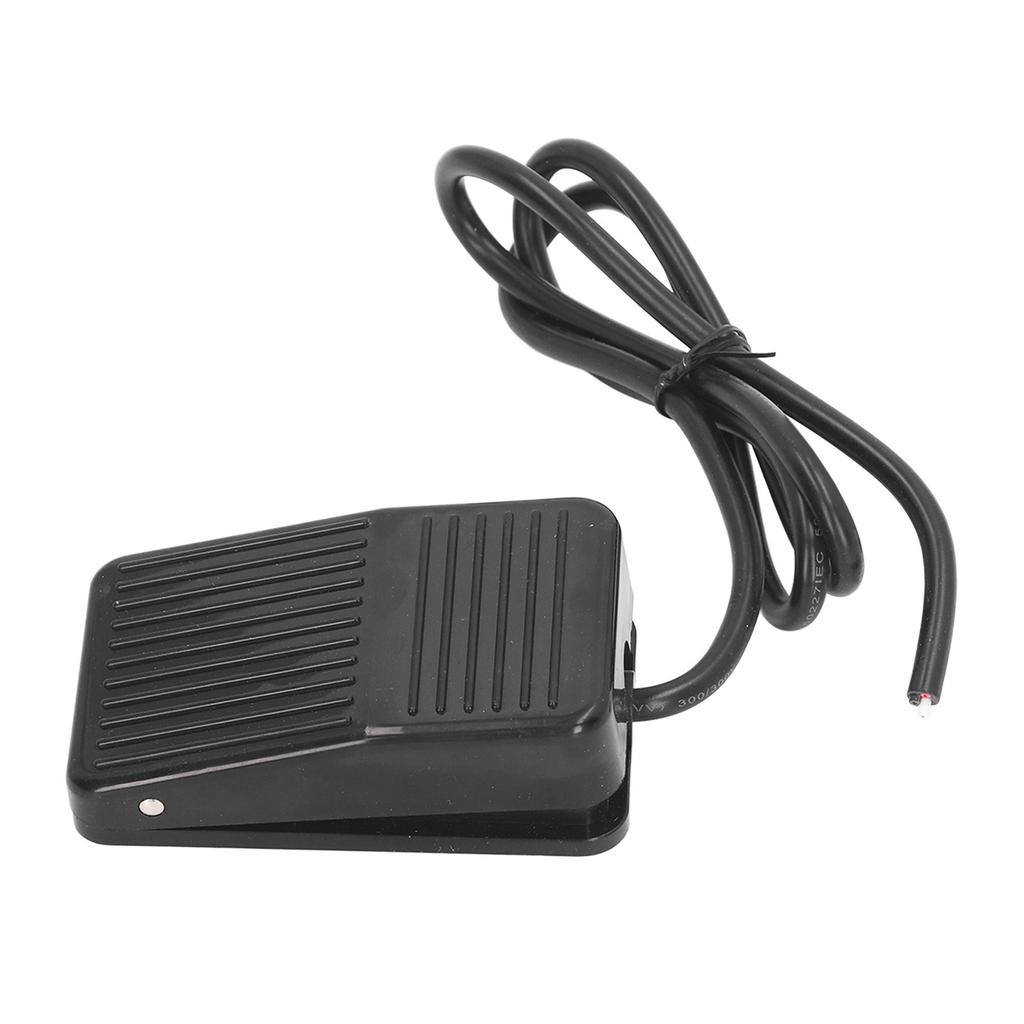 Foot Switch with Cable Normally Closed Silver Contact Electric Pedal Switch for Machinery Equipment