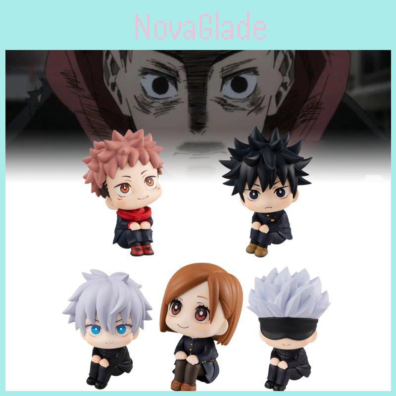Q Version Jujutsu Kaisen Collectible Sitting Figure Pvc Model 8cm With Characters