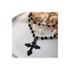 Gothic Cross Necklace For Women With Alloy Pendant And Punk Style Fashion Accessory