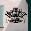 Custom Metal Sign Repair Tools Charm Garage Wall Art Personalized Car Repair Shops Garage Wall Plaque Father's Day Wall Decor