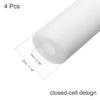 uxcell Foam Tubes, 1 x 3 x 100cm, Hollow Polyethylene Pool Noodle Pipe Covers for Pipe Protection and Heat Retention, White, 4-Pack