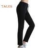 Damen Yogahose mit Taschen Verstellbarer Kordelzug Stretch-Passform Lange Hose Sportliche Kompressions-Leggings