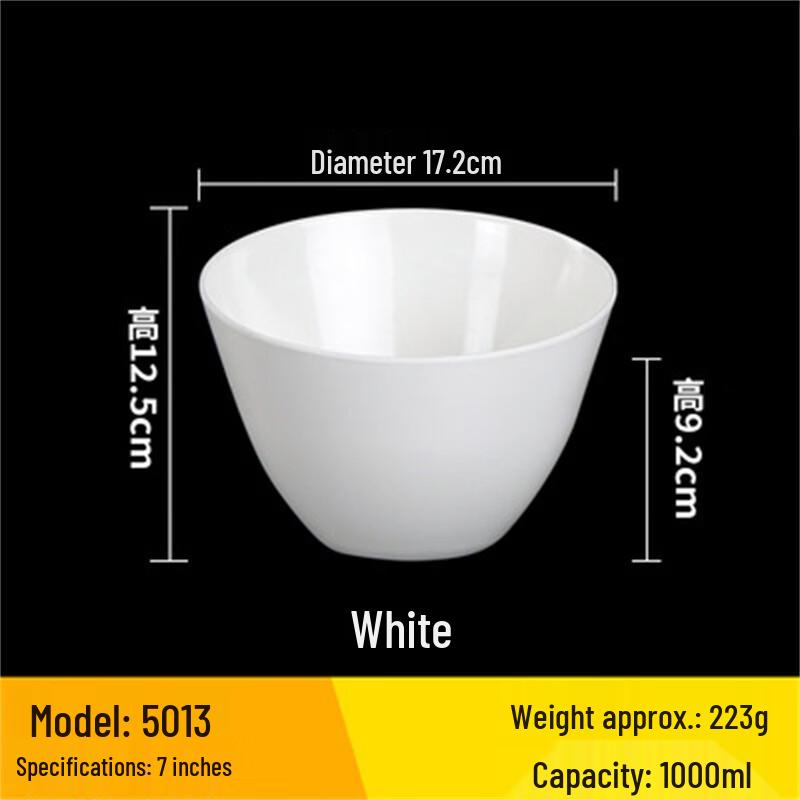 A5 Melamine Slanted Rim Serving Bowl Set