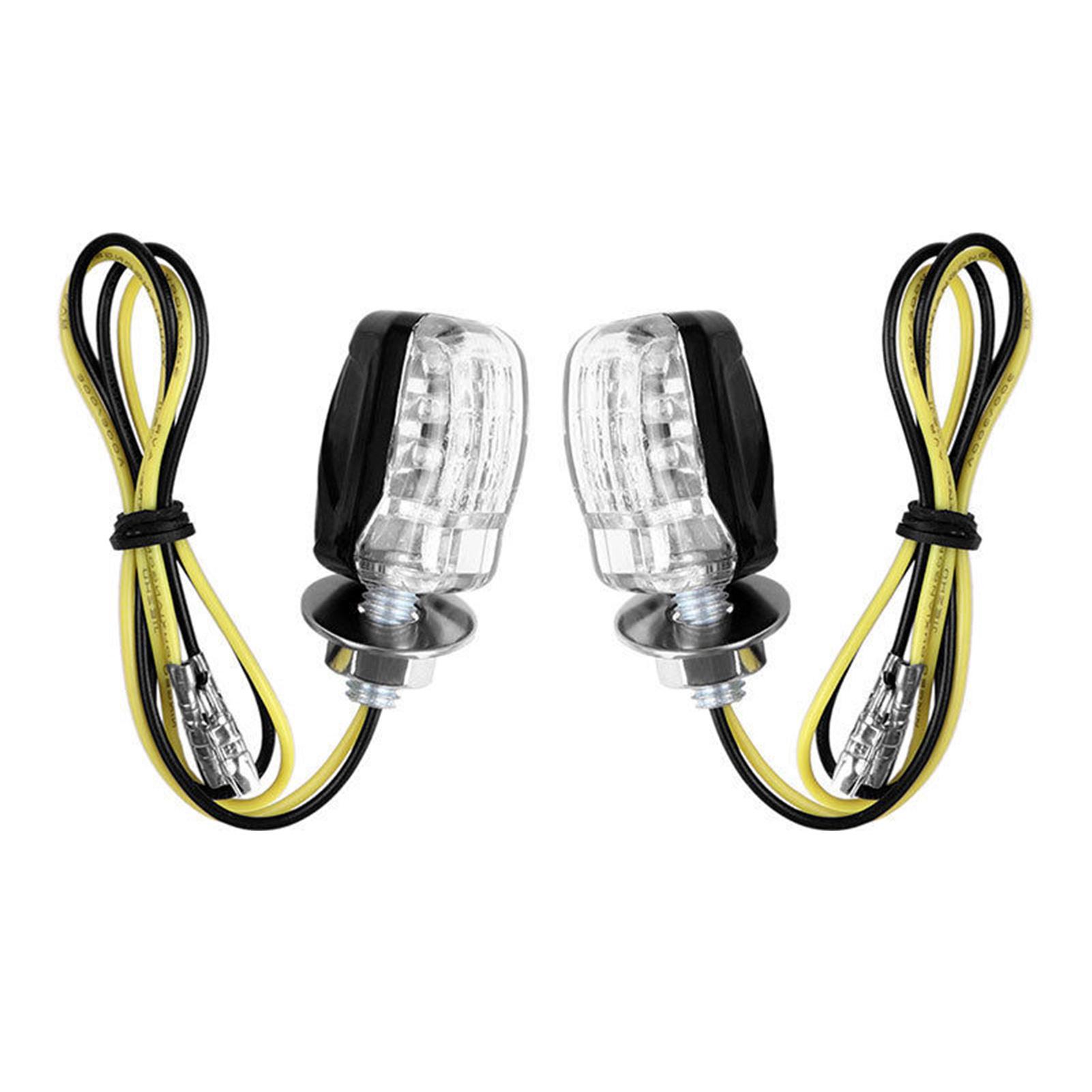 

Светодиодный фонарь для мотоцикла, указатель поворота, универсальный фонарь для мотоцикла, сигнальная лампа, аксессуары для мотоцикла чёрный