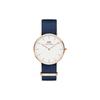 Watch Watch Quartz Movement Nylon Strap White Dial Women's Watch Fashionable and Versatile DW00100279