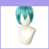 Hatsune Miku Vocaloid Classic Pu Cosplay Heren Shirt Stropdas Broek Pruik Set Voor Feesten Kerst