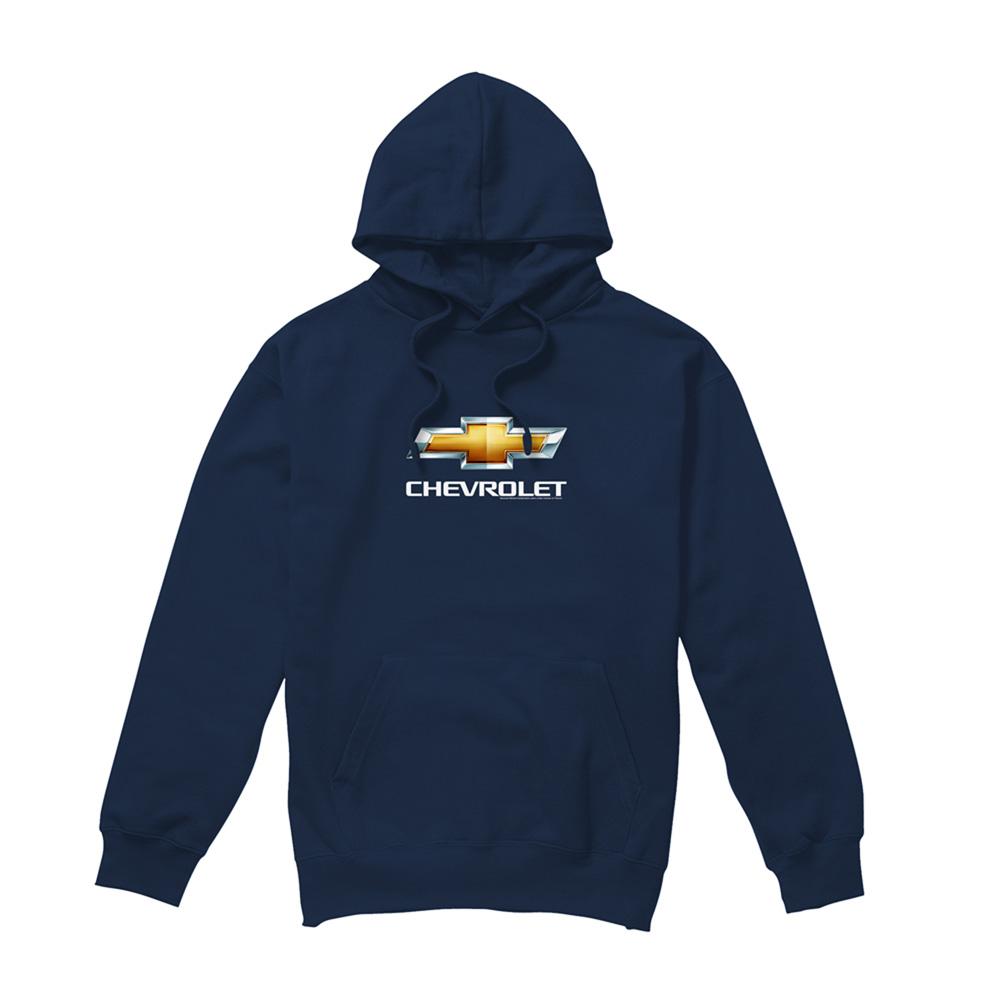 Chevrolet Unisex Adult Bowtie Stacked Hoodie