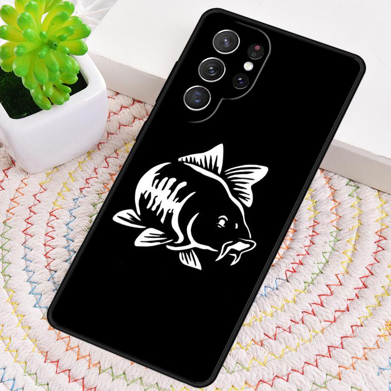 Fish Fishing Carp Phone Case for Samsung Galaxy Note 10 Pro S26 Ultra S23 S24 FE S25 S21 S22 PLUS Shockproof Cove