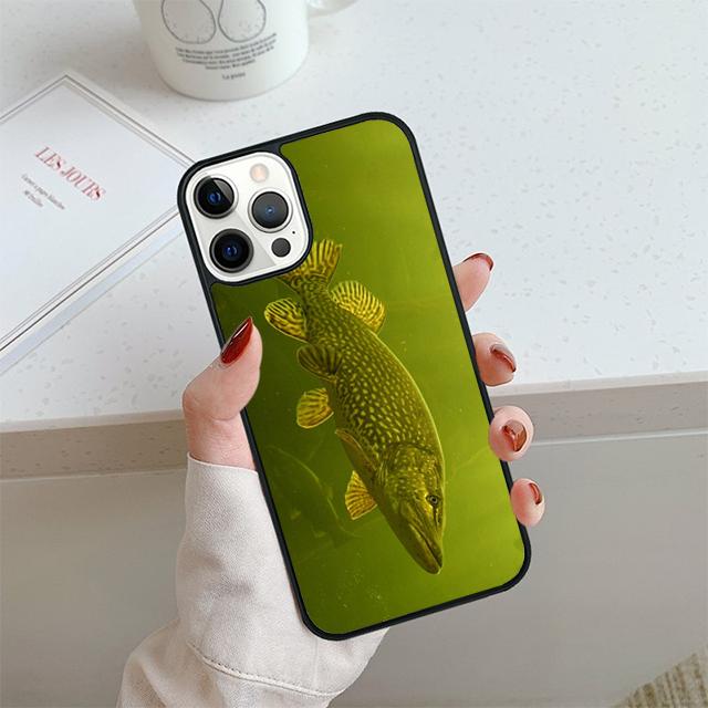 

Приманка для ловли щуки Спиннер Чехол для телефона Для iPhone 17 Air 13 12 14 15 16 Чехол Для Apple Pro Max 6S Plus Coque iPhone 14pro max