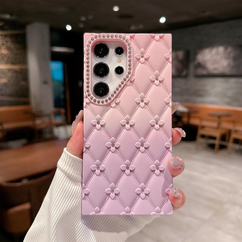 Geeignet für Samsung S25 Ultra Handyhülle Kleine Duftende Diamant-Blumen-Spray Neue S24FE Schutzhülle