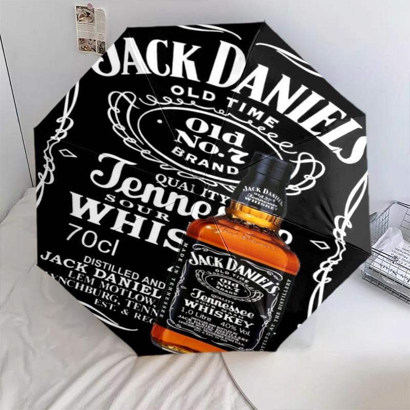 Jack Daniel's Legacy Automatic Umbrella - Suitable Travel Outdoor Portable Umbrella Birthday Gift Daily Essentials