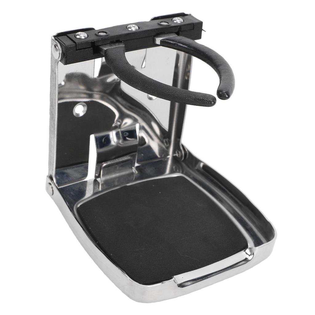 Folding Drink Cup Holder Stainless Steel Adjustable Drink Holder for Marine Boat Yachts Cars Trucks RVs Camping Vehicles