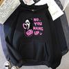 No You Hang Up Hettegenser Dame/Herre Estetisk Streetwear Bokstaver Print Hettegensere Unisex Høst Vinter Halloween Hettegensere Topper