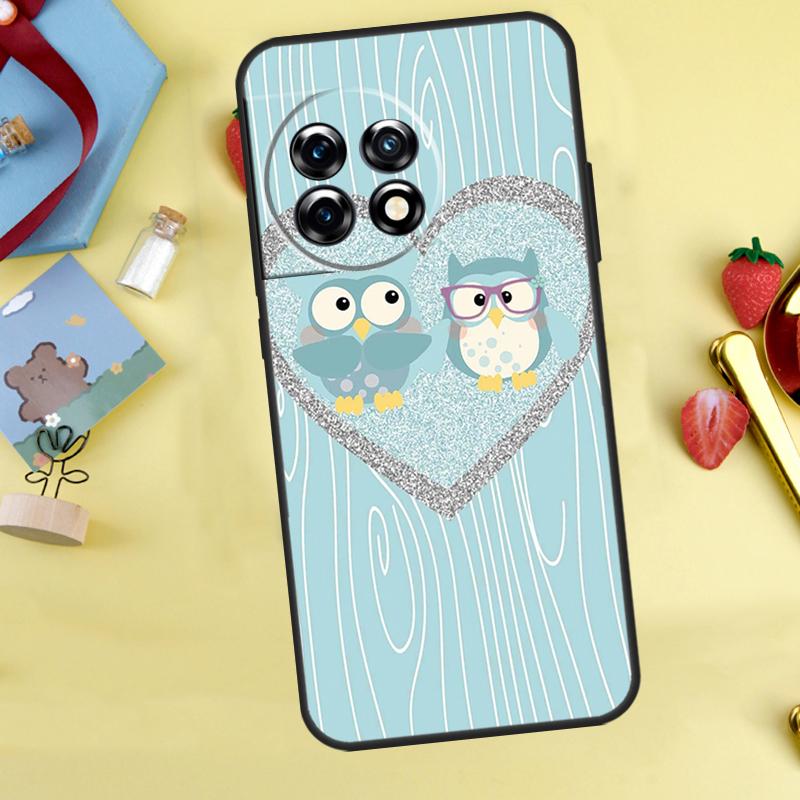 Baby Cute Owl Case For OnePlus 15 13 12 11 9 10 Pro 13T 13R 12R 10T 8T Nord 5 CE 3 4 2 Lite N20 N30 Cover