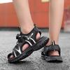 29-39 Sandali Estivi Antiscivolo Resistenti all'Usura Traspiranti alla Moda con Punta Chiusa Scarpe da Spiaggia per Bambini