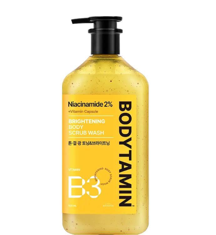 

Beyond Bodytamin Niacinamide B3 Vita Capsule Brightening Body Scrub Wash 500ml 1 ea