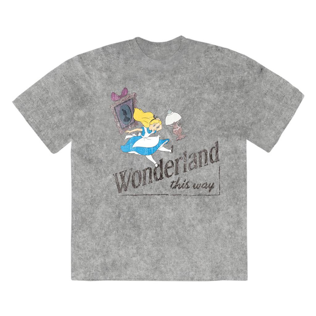 Alice In Wonderland Unisex Adult Wonderland This Way T-Shirt