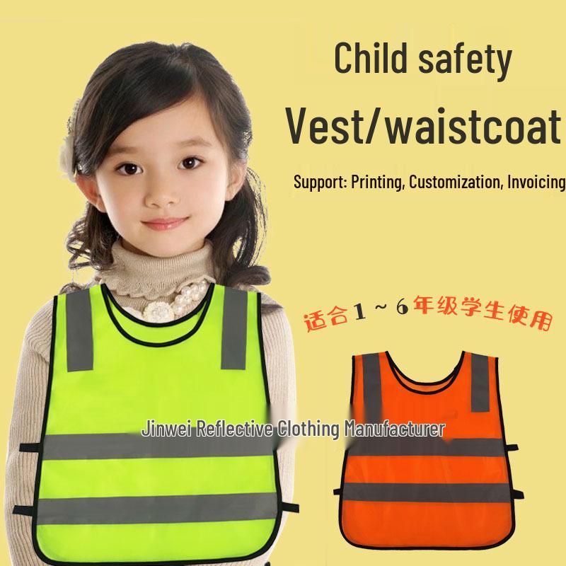 High-Visibility Reflective Safety Vest for Traffic and Construction Workers