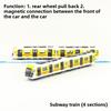 City Alloy Simulated Subway And Bullet Train Models For Collection And Display