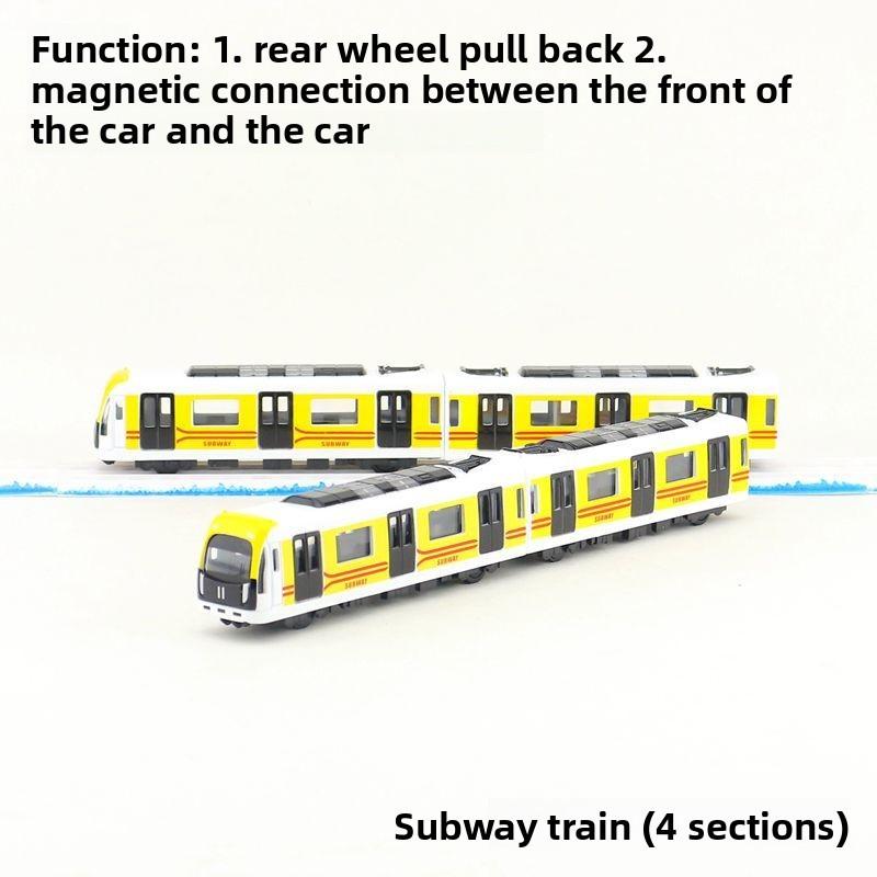 City Alloy Simulated Subway And Bullet Train Models For Collection And Display