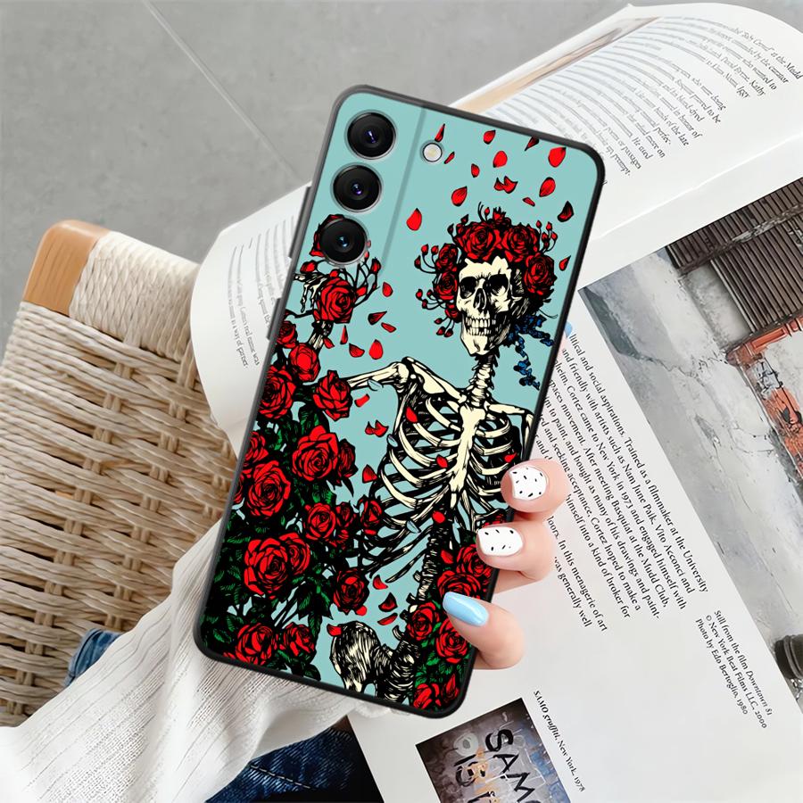 

Чехол для телефона для Samsung Galaxy A23 A06 A25 A16 A73 A51 A55 A05 A57 A15 A53 A17 A37 A52 A36 A12 A41 A13 A50 A70 Розовый Череп Galaxy A16
