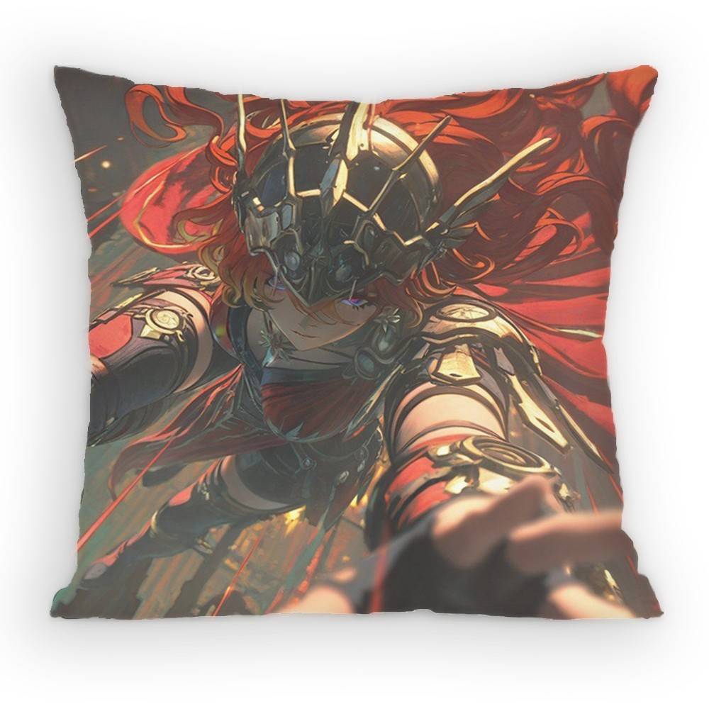 Open world Game Wuthering Waves Augusta Pillow Case Sofa Living Room for Bedroom car Headboard Cushion Square Cushion Nap Time