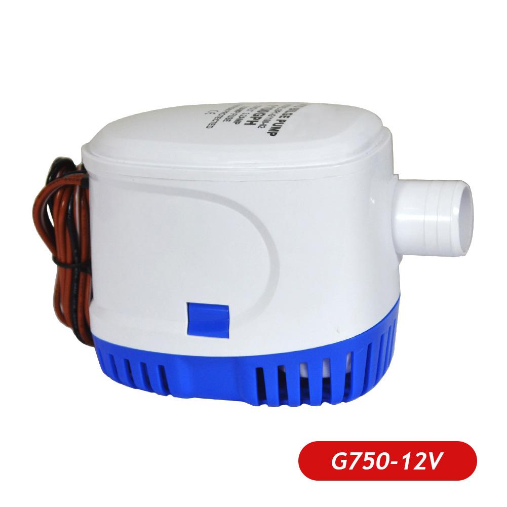 Automatic Boat Submersible Bilge Pump 12V 24V Volt DC Electric Marine Water Pump Small Auto 600GPH 750GPH 1100GPH With Switch