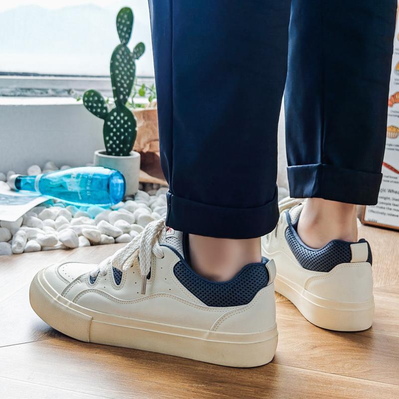 two laces Pro Skate Shoes Great grip Perfect fit Stylish Casual Shoes Vulcanzied Puffy SneakersMens Skateboarding Shoes Fashion