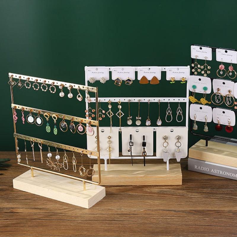Counter Showcase Props Elegant Jewelry Storage Rack Bracelet Pendant Stand Convenient Earrings Display Stand For Gift For