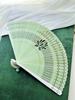 Women's Small Folding Fan, New Chinese Style, Portable Folding Full Bamboo Fan, Ancient Style, Suitable for Cheongsam, Hanfu, and Dance
