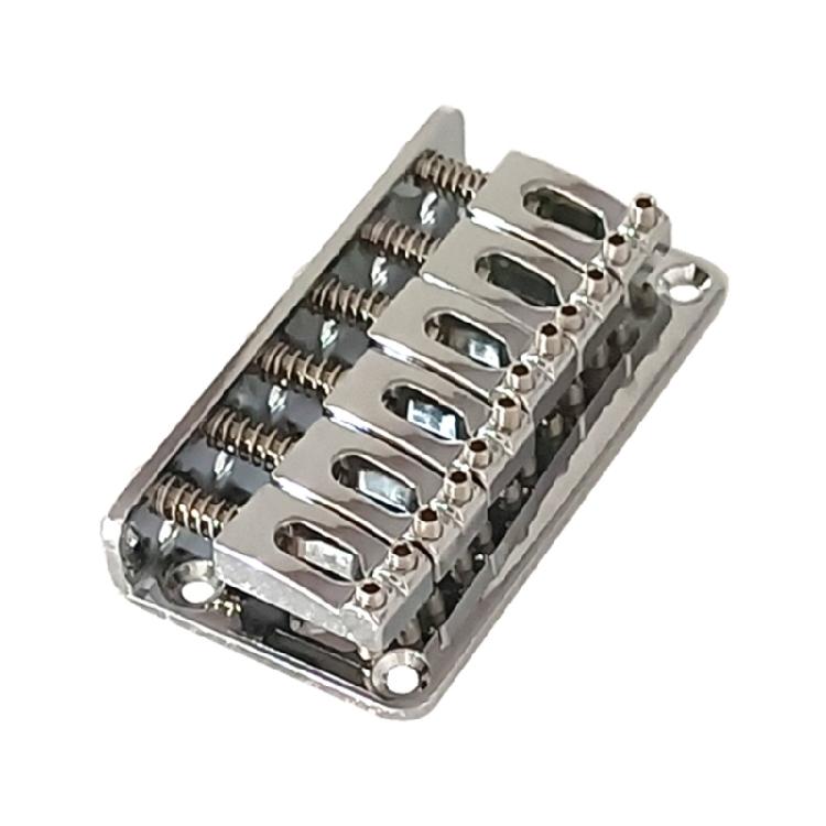 6 String Guitar Bridge Roller Tailpiece Hardtail Cigar Box with Mounting Screws