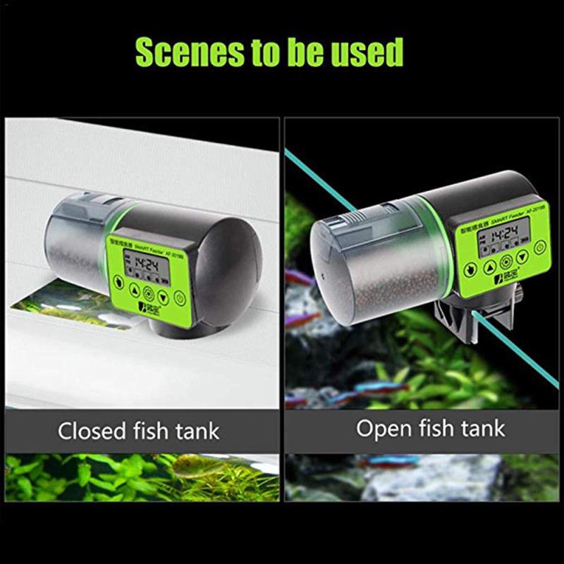 Automatischer Aquarium-Fischfutterspender mit Timing-Futter für die Fütterung von Garnelenfischen