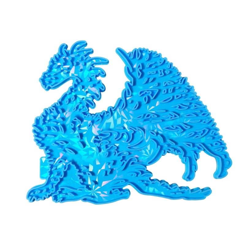 Versatile Silicone Mold Wall Decoration Moulds Dragon Shape Silicone DIY Craft Molds Suitable for Various Wall Materials