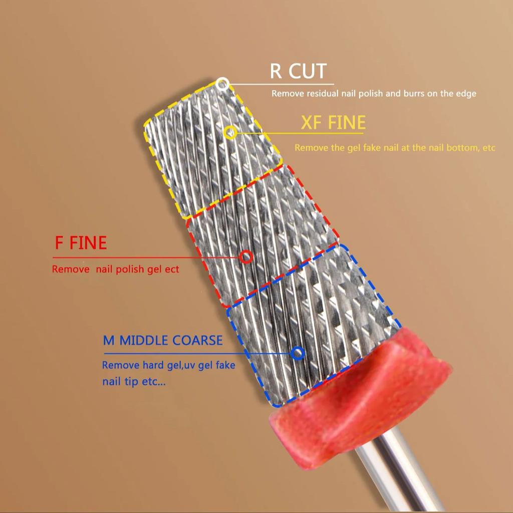 2023 NEW Tungsten Steel Nail Drill Bits Milling Cutter For Remove Nail Gel Diamond Drill Bits For Remove Dead Skin Burrs Bits