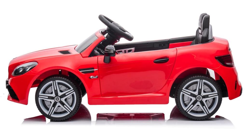 Battery Powered Car Mercedes Benz Slc300 Red, Sounds, Lights, Remote Control