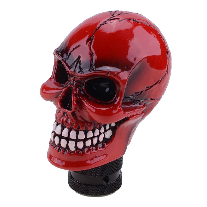 Skull Gear Shift Knob Universal Manual Shifter Lever Handle Alien Head Buck Teeth Pomo Marchas Car