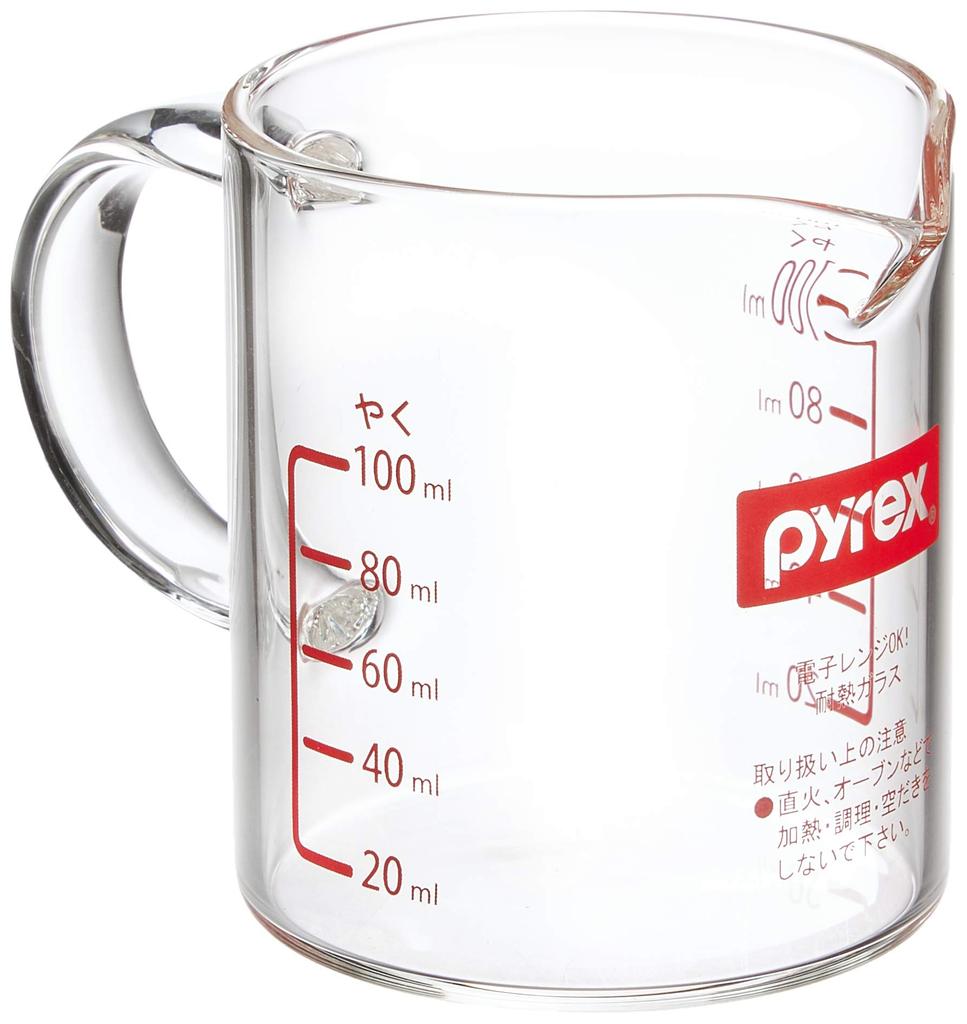 Pyrex PYREX Br Measuring Cup with Handle, 100ml, CP-8576