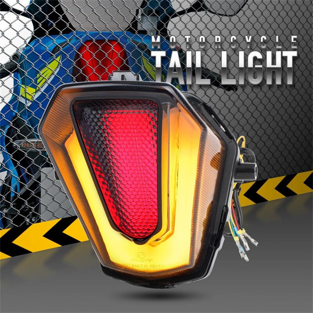For 2017-2024 Suzuki GSXR1000 Rear LED Integrated Tail Light Brake Turn Signal