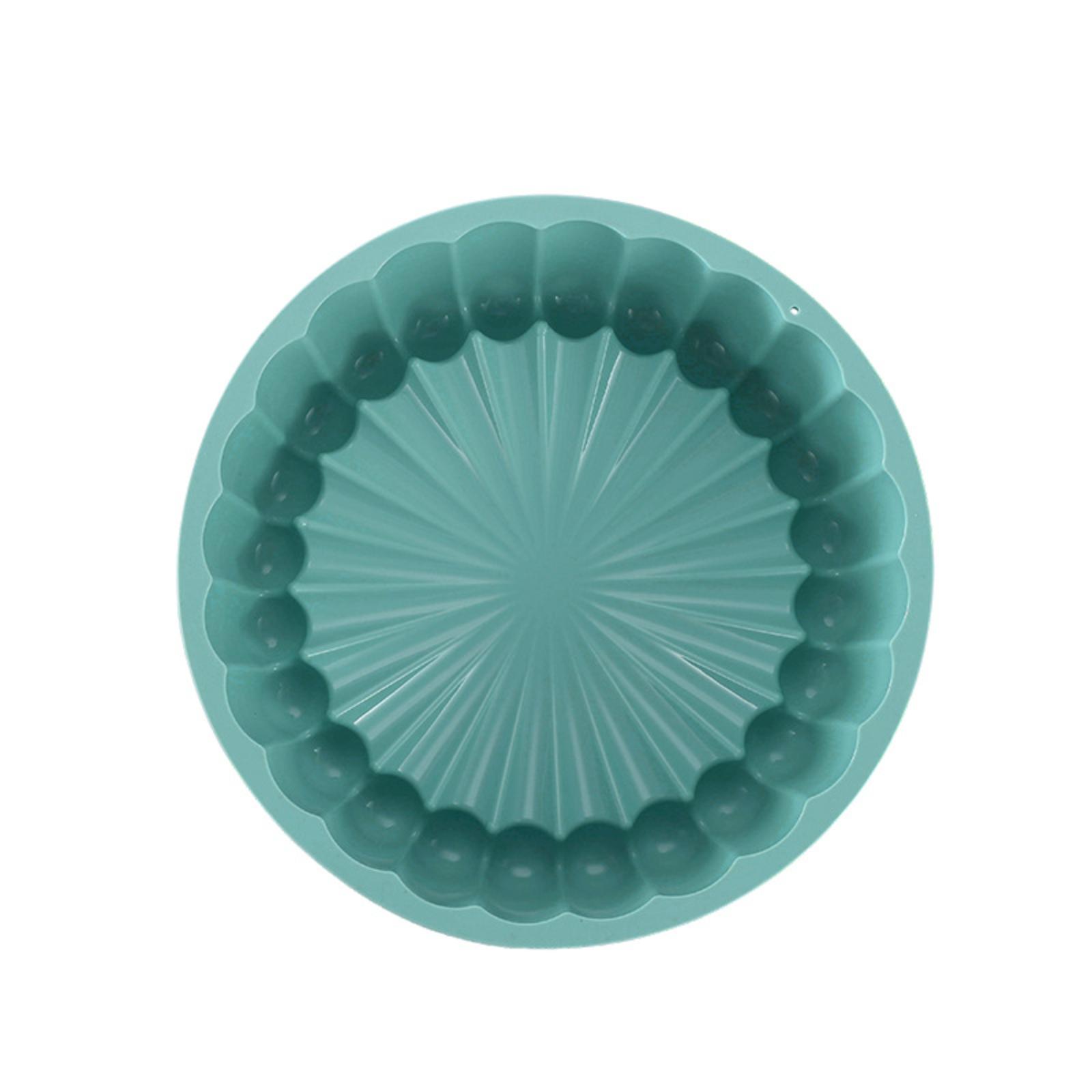 

Форма для торта Рифленая Десертная Выпечка Силиконовая Форма One Size синий