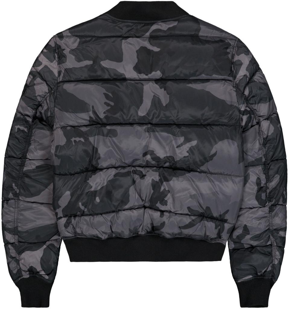 Winter Jacket Alpha Industries Ma-1 Puffer Bomber Jacket (138116C) Black Camouflage