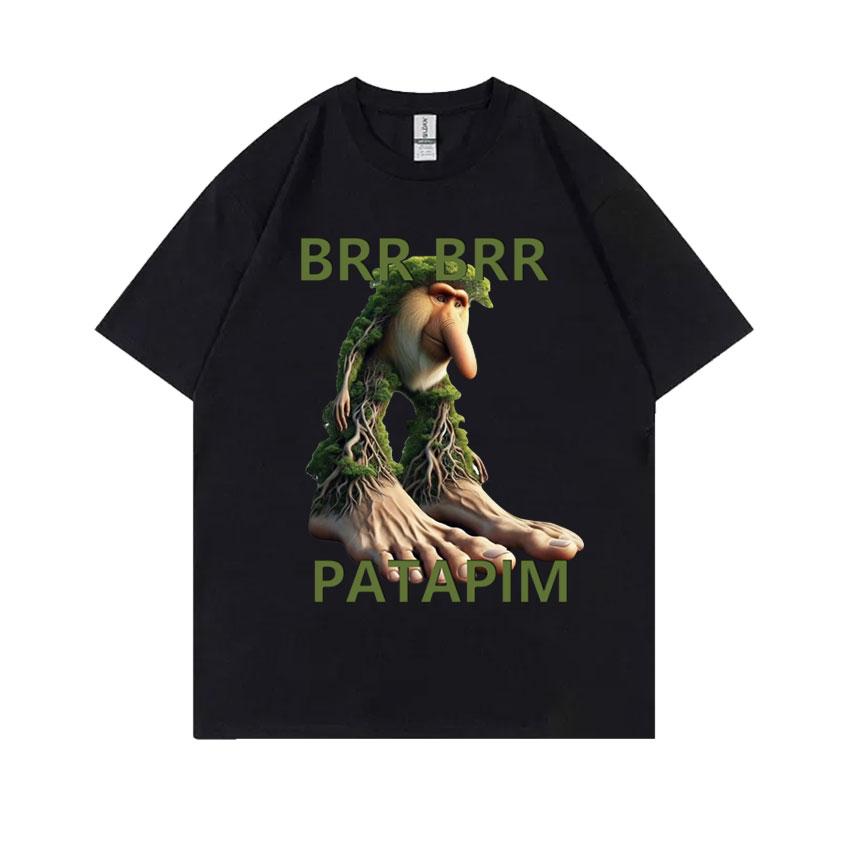 Italian Brainrot Funny Meme T-shirt Brr Brr Patapim Tralalero Tralala Bombardiro Crocodilo Tung Tung Tung Sahur Graphic T Shirts