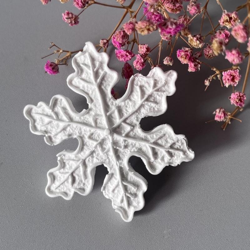 Reusable Silicone Snowflake Molds For Festival Party Decorations And Baking Supplies Seasonal Ornament Mould
