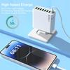QC3.0 8-Port 30W Multi-USB Fast Charger for Mobile Phones - US/EU/KR Specs, High Power, Colorful Design