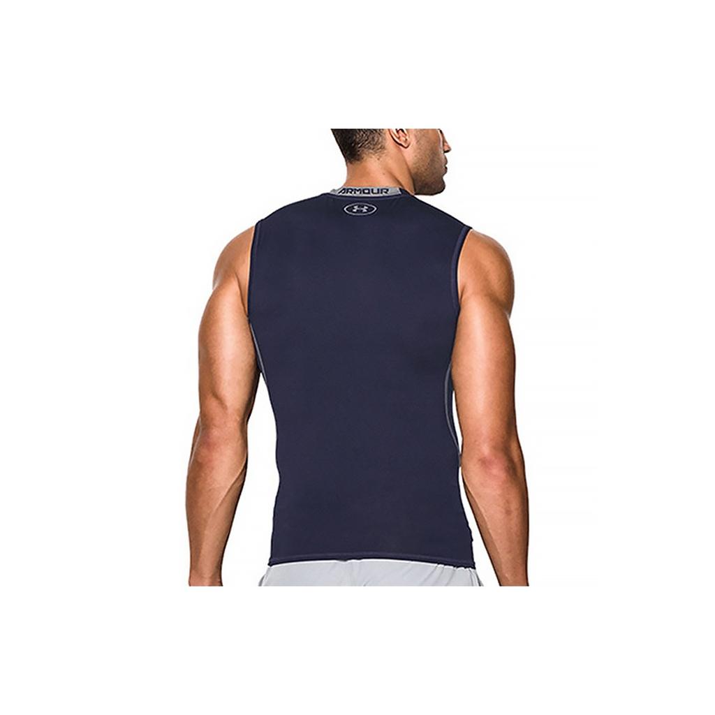 Under Armour Ua Regular Fit Atmungsaktives Kompressions-Fitnessshirt Herren Tops Tiefblau 1257469-410