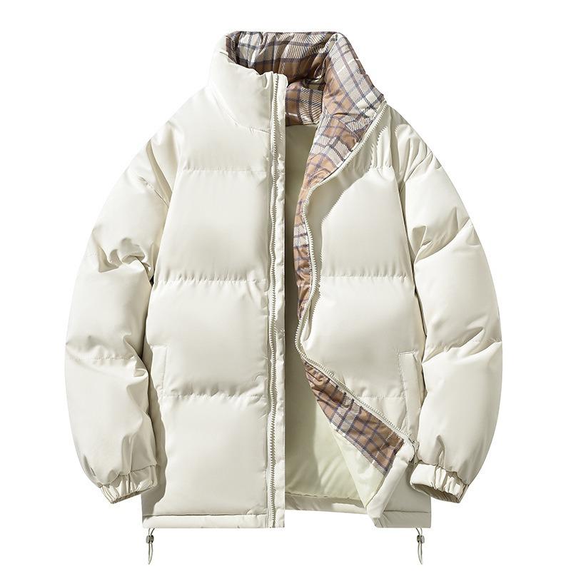 Winter Cotton-padded Clothes for Couples, Men's and Women's Stand-up Collars Can Be Opened Twice, Outdoor Trend Sports Thickened Cotton Clothes