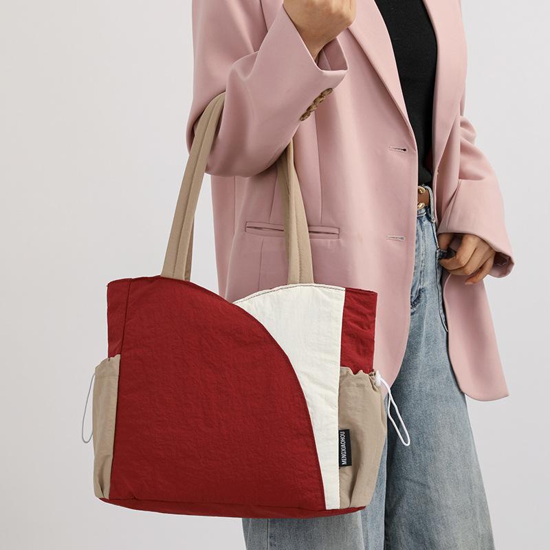 Ladies' Handbag, Work Bag, Travel Daily Handbag, and Color-blocking Bag