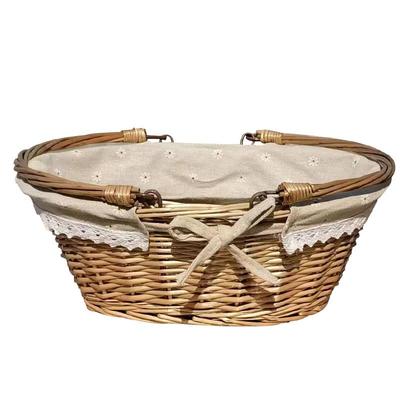Geflochtener Picknick- und Aufbewahrungskorb